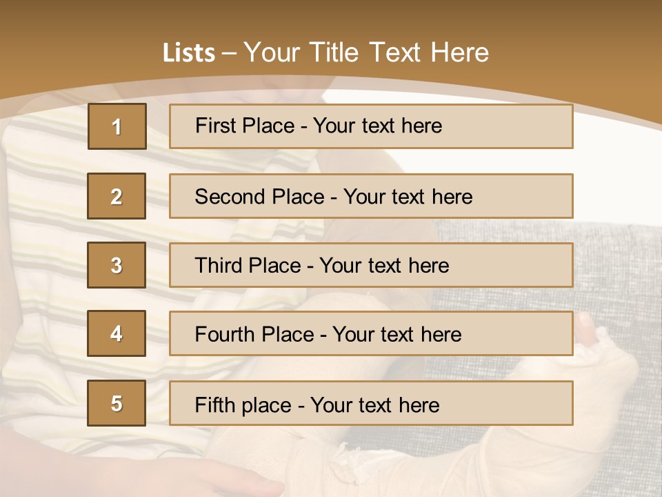 Arm Condition One PowerPoint Template