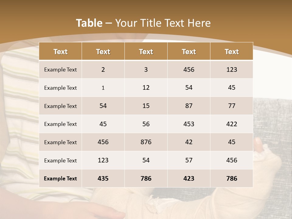 Arm Condition One PowerPoint Template