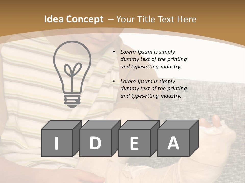 Arm Condition One PowerPoint Template