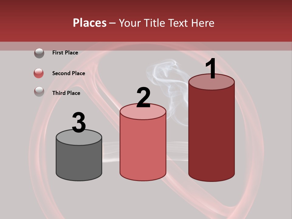 Forbidden Interdiction Cigarette PowerPoint Template