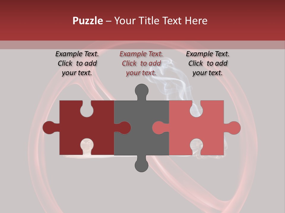 Forbidden Interdiction Cigarette PowerPoint Template