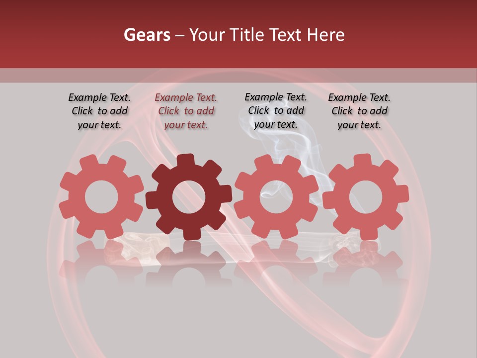 Forbidden Interdiction Cigarette PowerPoint Template