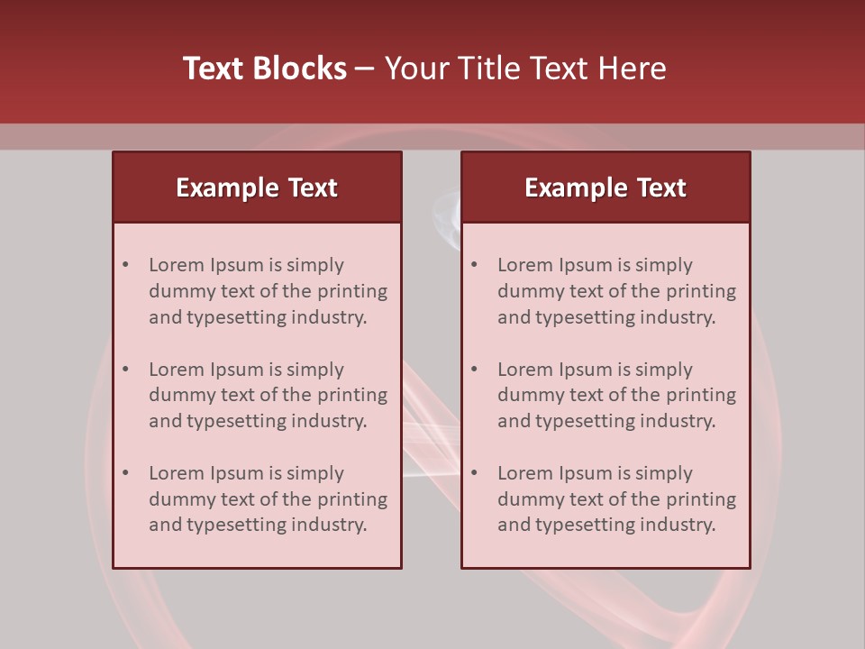 Forbidden Interdiction Cigarette PowerPoint Template