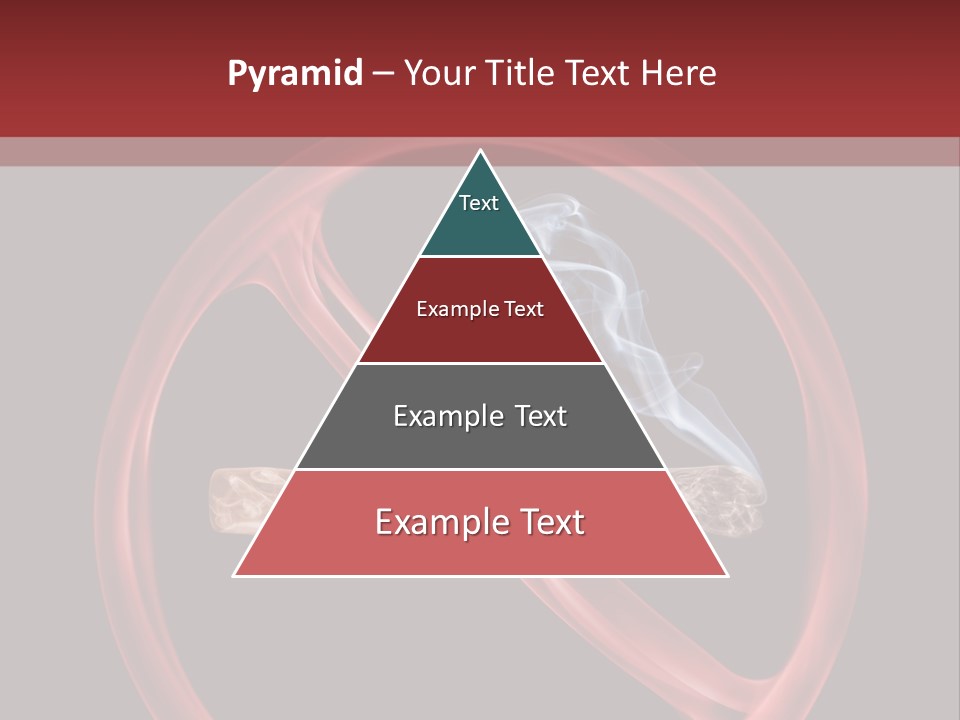 Forbidden Interdiction Cigarette PowerPoint Template