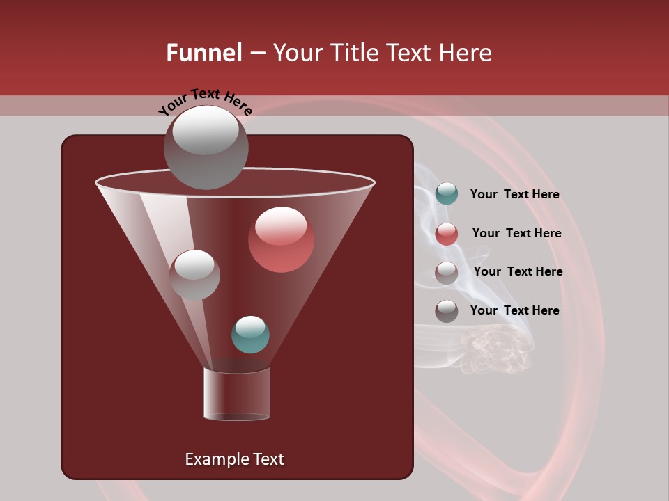 Forbidden Interdiction Cigarette PowerPoint Template