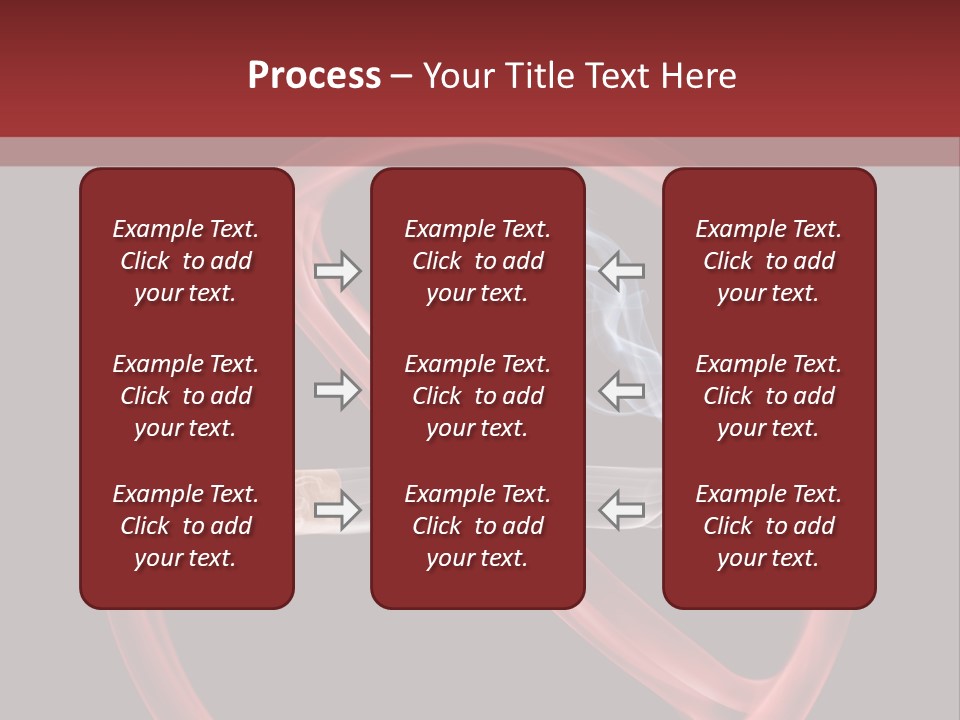 Forbidden Interdiction Cigarette PowerPoint Template