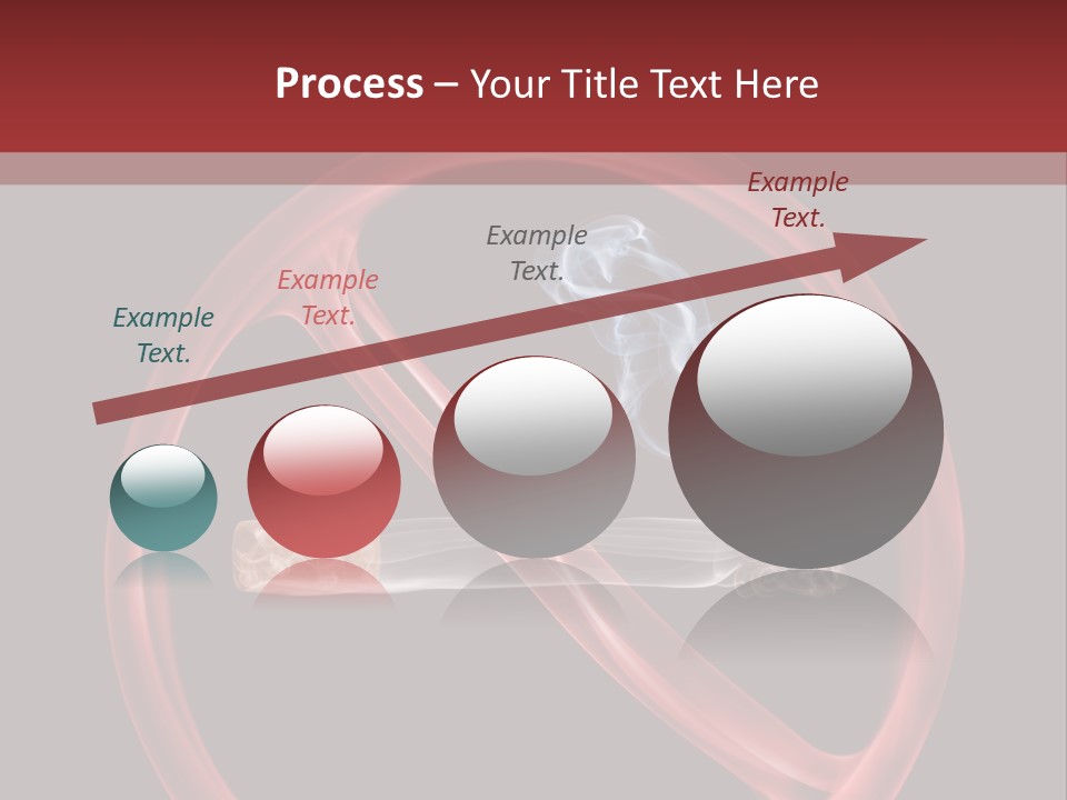 Forbidden Interdiction Cigarette PowerPoint Template