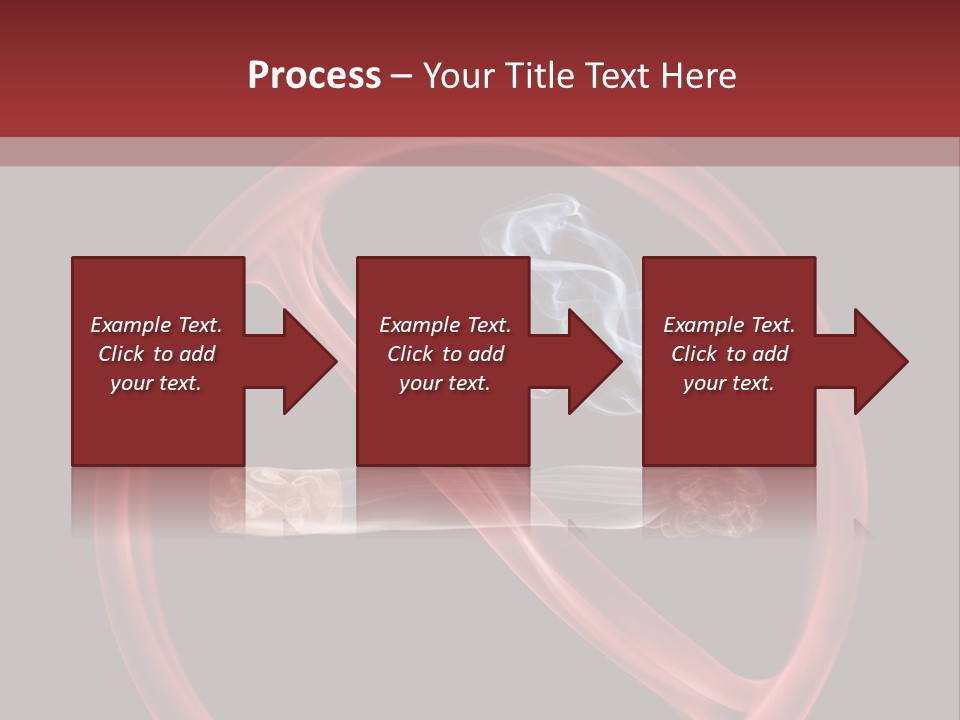 Forbidden Interdiction Cigarette PowerPoint Template
