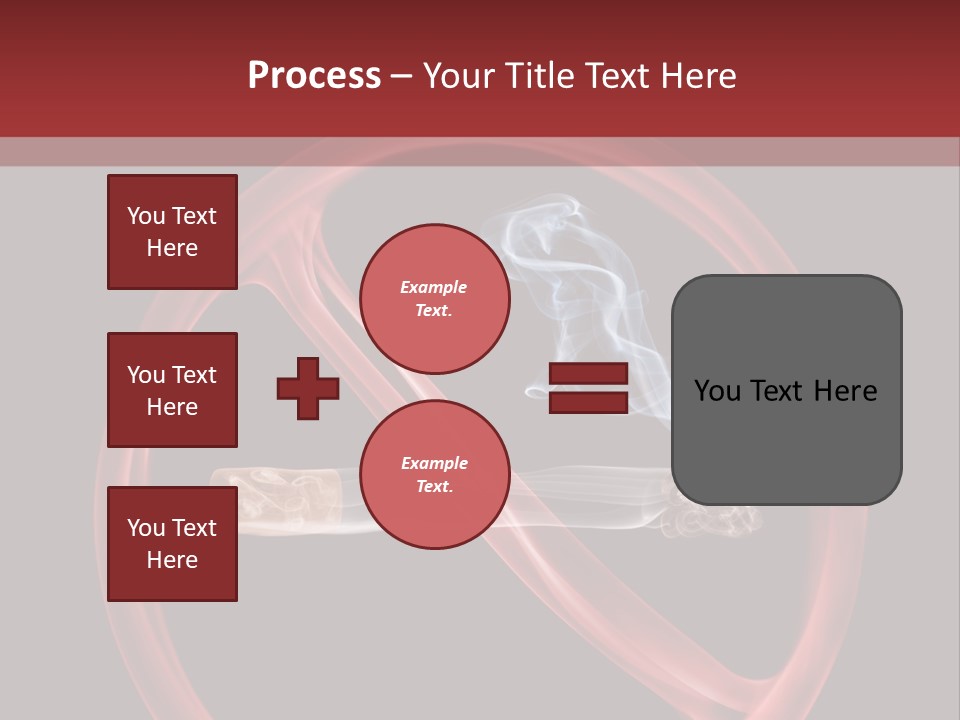 Forbidden Interdiction Cigarette PowerPoint Template