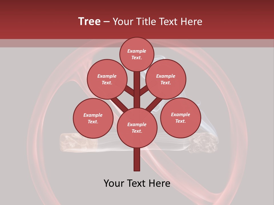 Forbidden Interdiction Cigarette PowerPoint Template