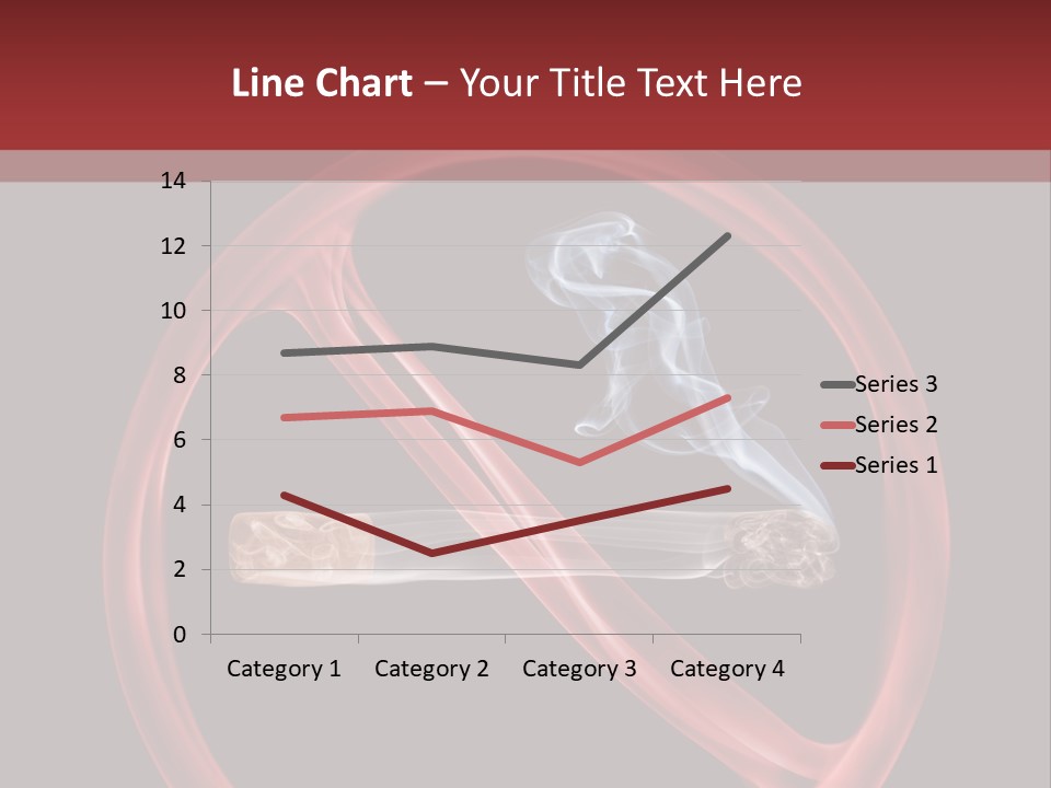 Forbidden Interdiction Cigarette PowerPoint Template