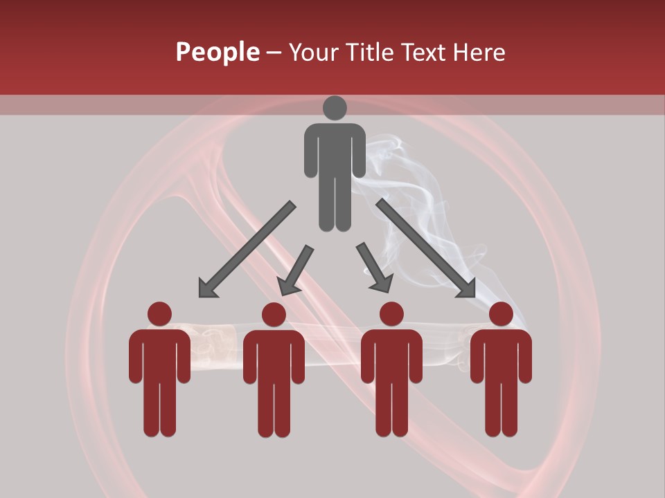 Forbidden Interdiction Cigarette PowerPoint Template
