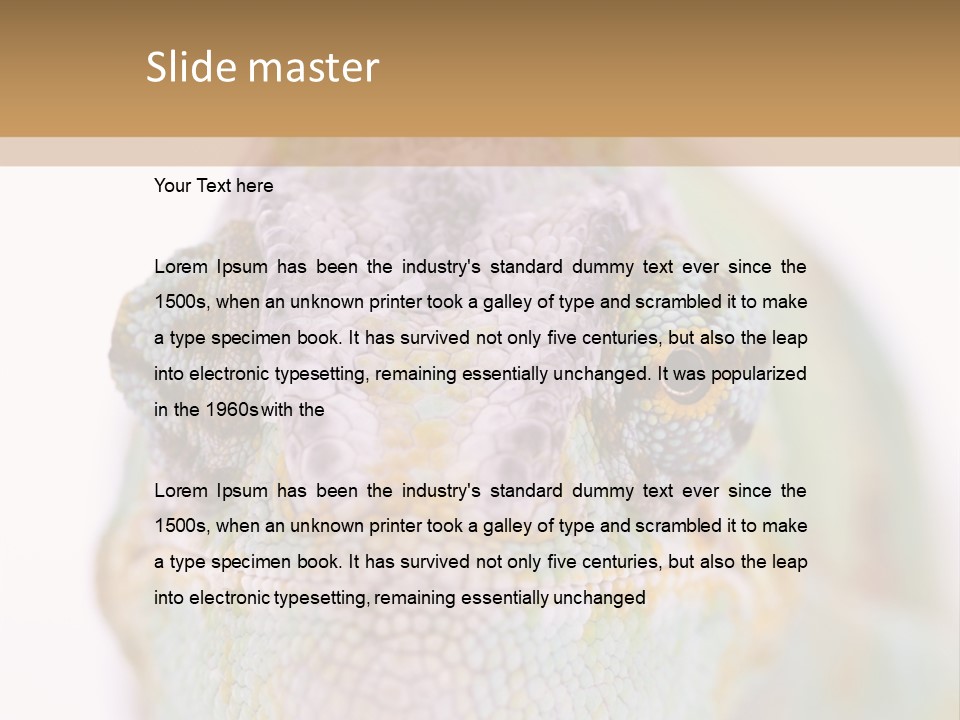 On Top Of Stem Flower PowerPoint Template