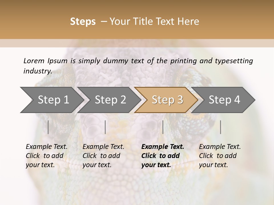 On Top Of Stem Flower PowerPoint Template