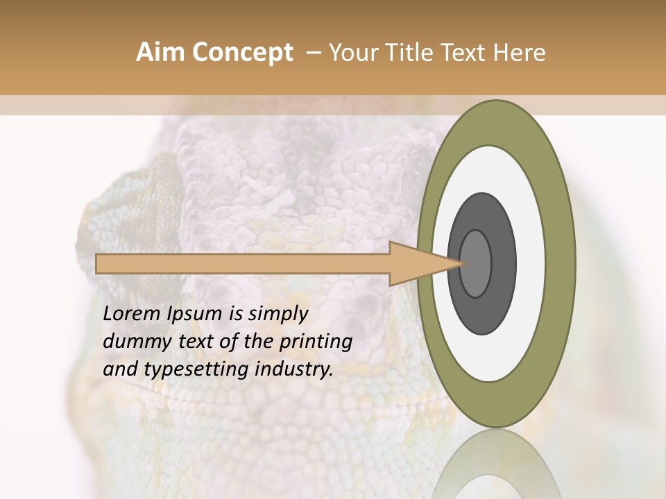 On Top Of Stem Flower PowerPoint Template