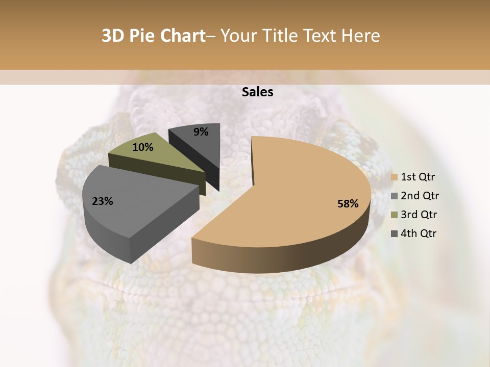 On Top Of Stem Flower PowerPoint Template