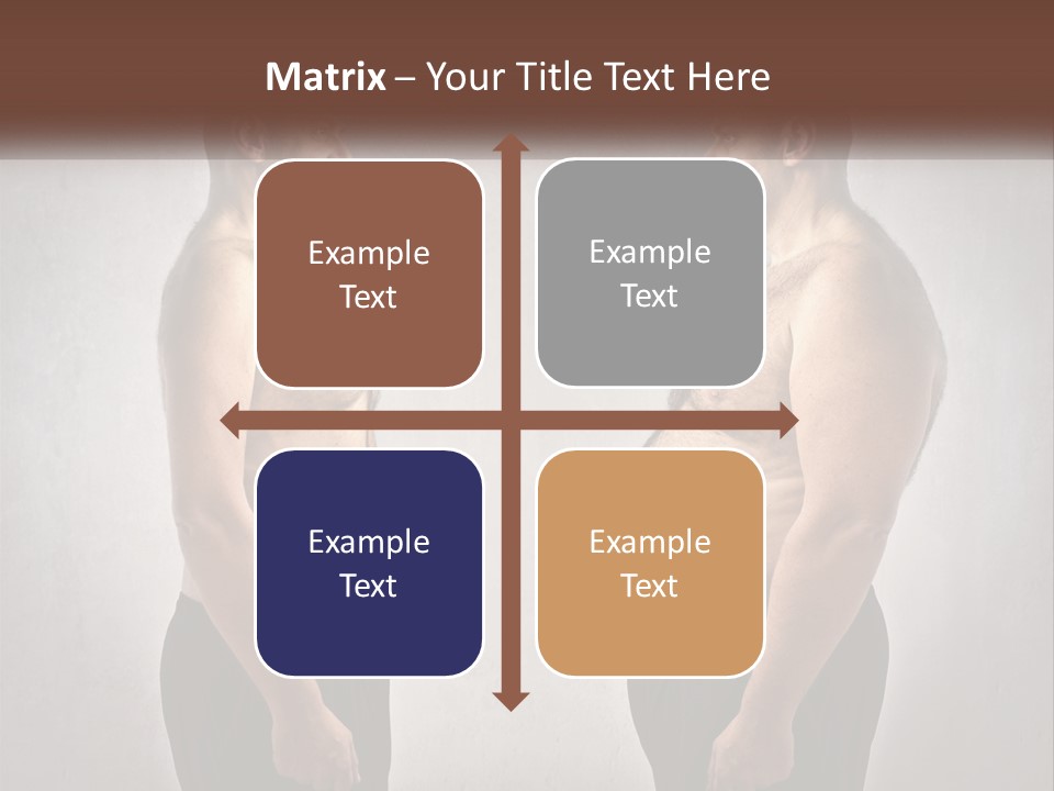 Man Lose Weight Adult PowerPoint Template