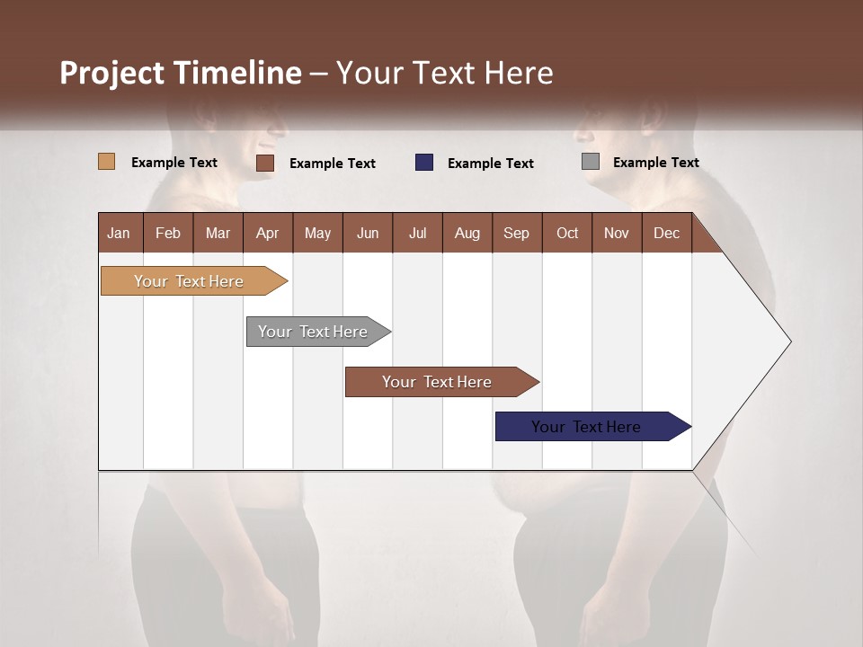 Man Lose Weight Adult PowerPoint Template