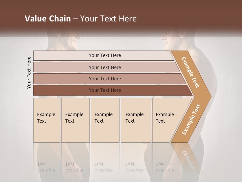 Man Lose Weight Adult PowerPoint Template