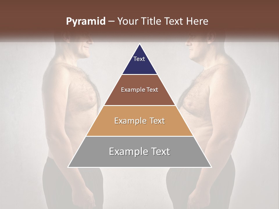 Man Lose Weight Adult PowerPoint Template