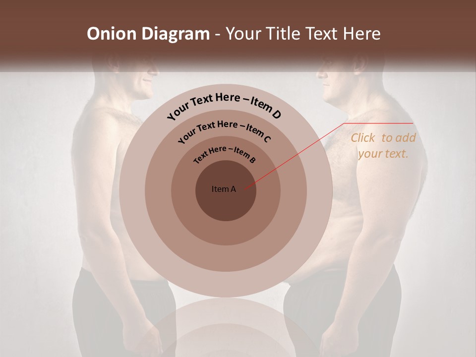 Man Lose Weight Adult PowerPoint Template