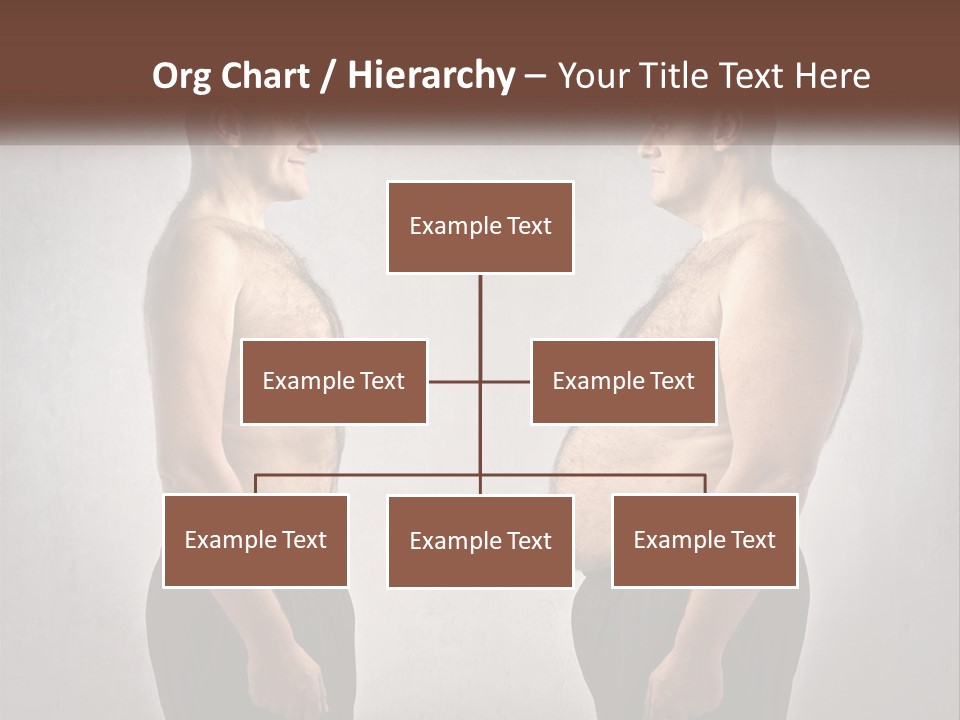 Man Lose Weight Adult PowerPoint Template