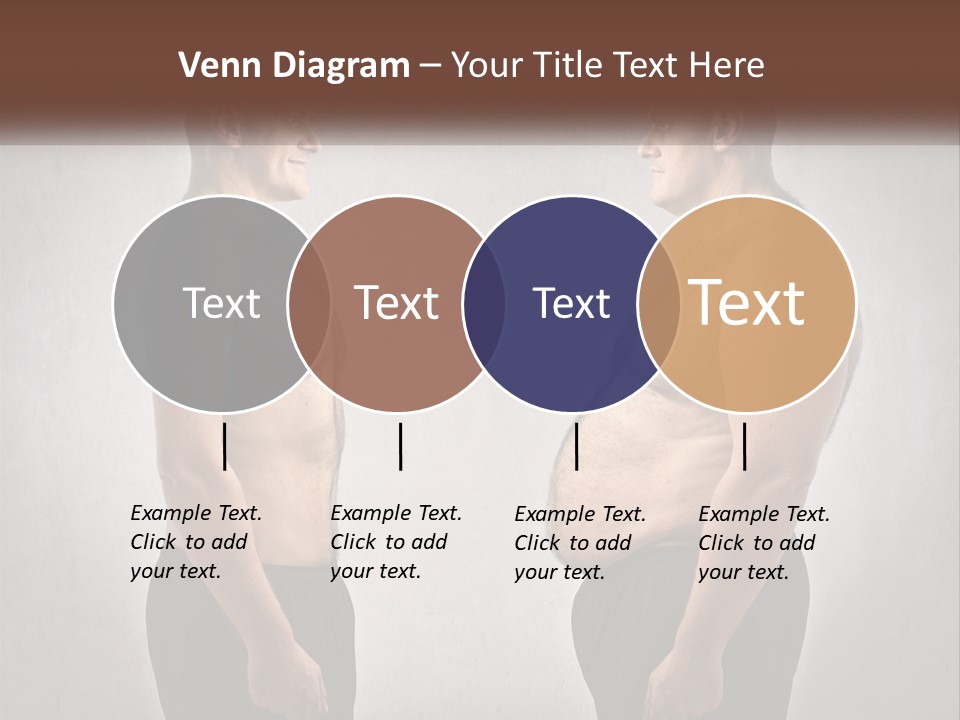 Man Lose Weight Adult PowerPoint Template