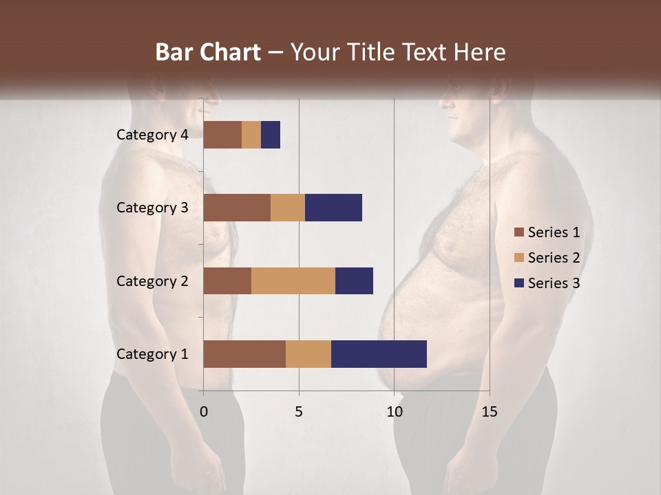 Man Lose Weight Adult PowerPoint Template