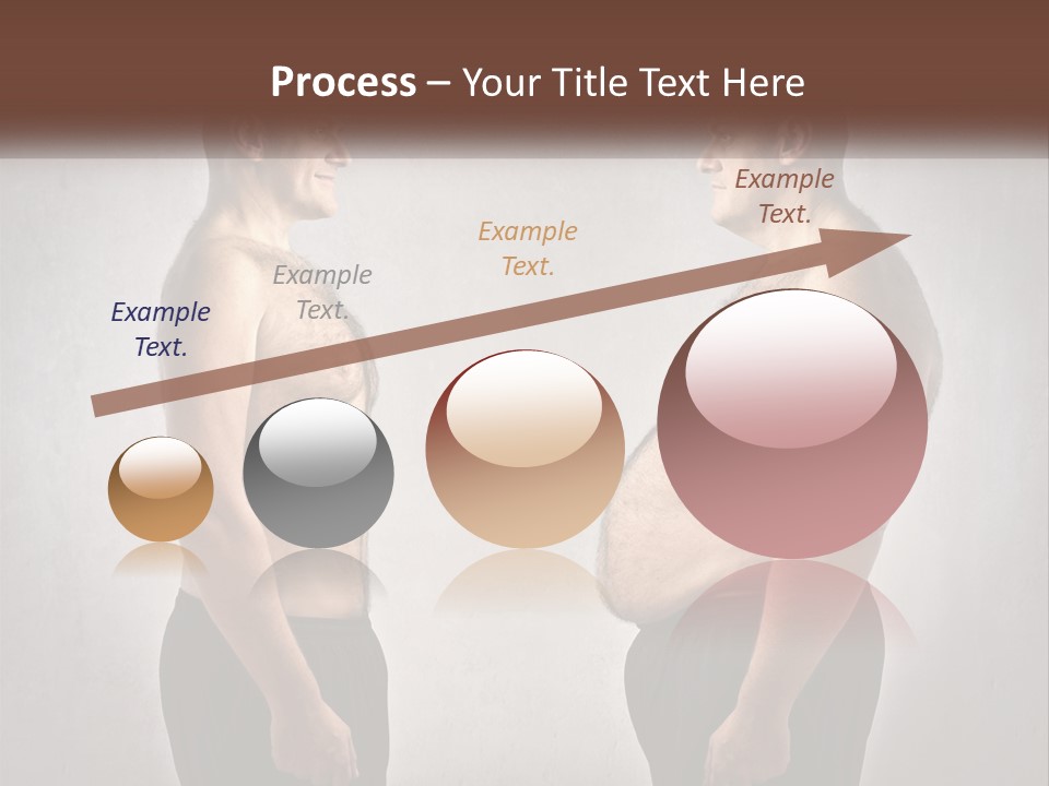 Man Lose Weight Adult PowerPoint Template