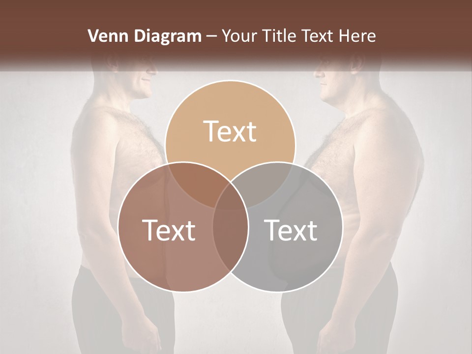 Man Lose Weight Adult PowerPoint Template