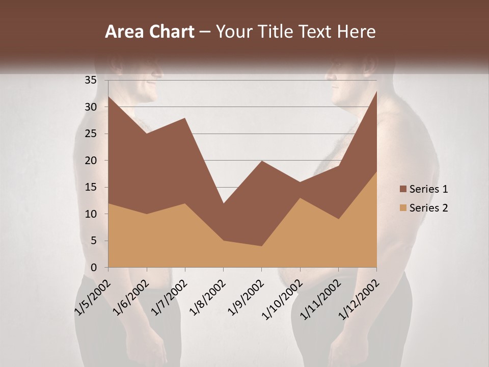 Man Lose Weight Adult PowerPoint Template