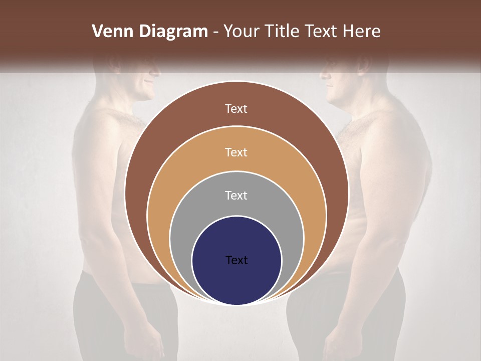 Man Lose Weight Adult PowerPoint Template