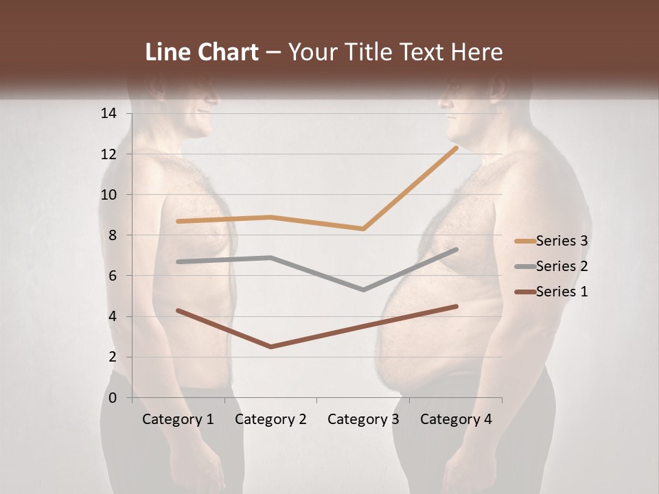 Man Lose Weight Adult PowerPoint Template