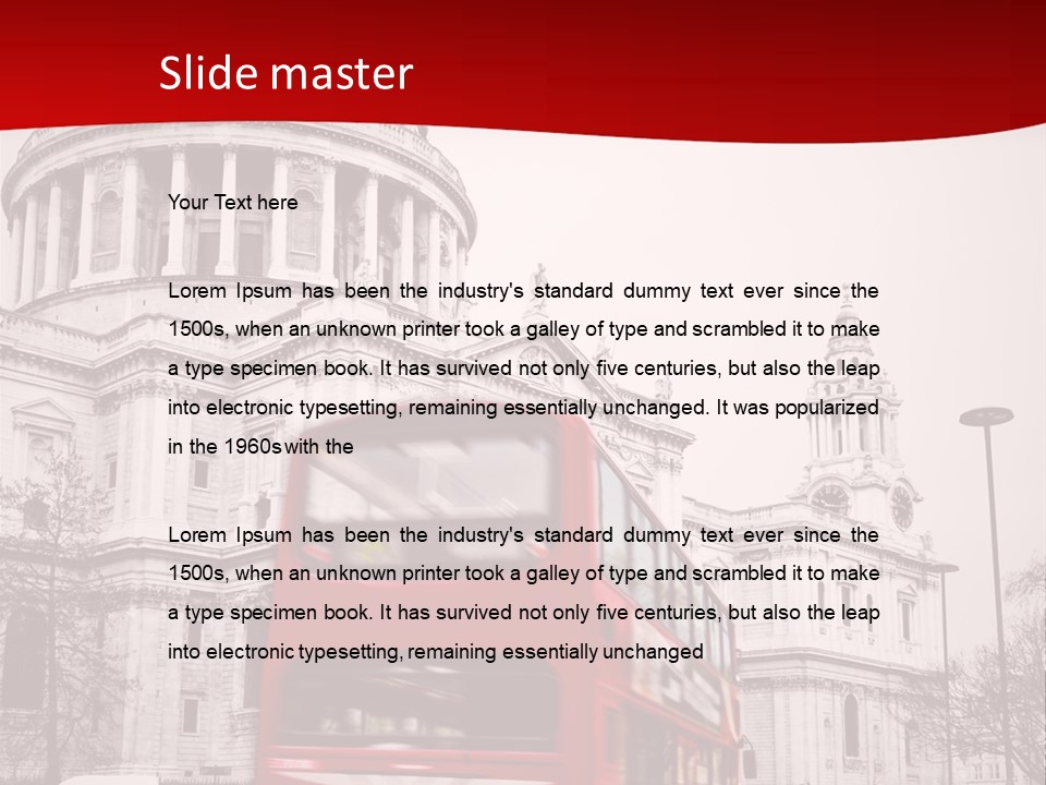 Dome Street London PowerPoint Template