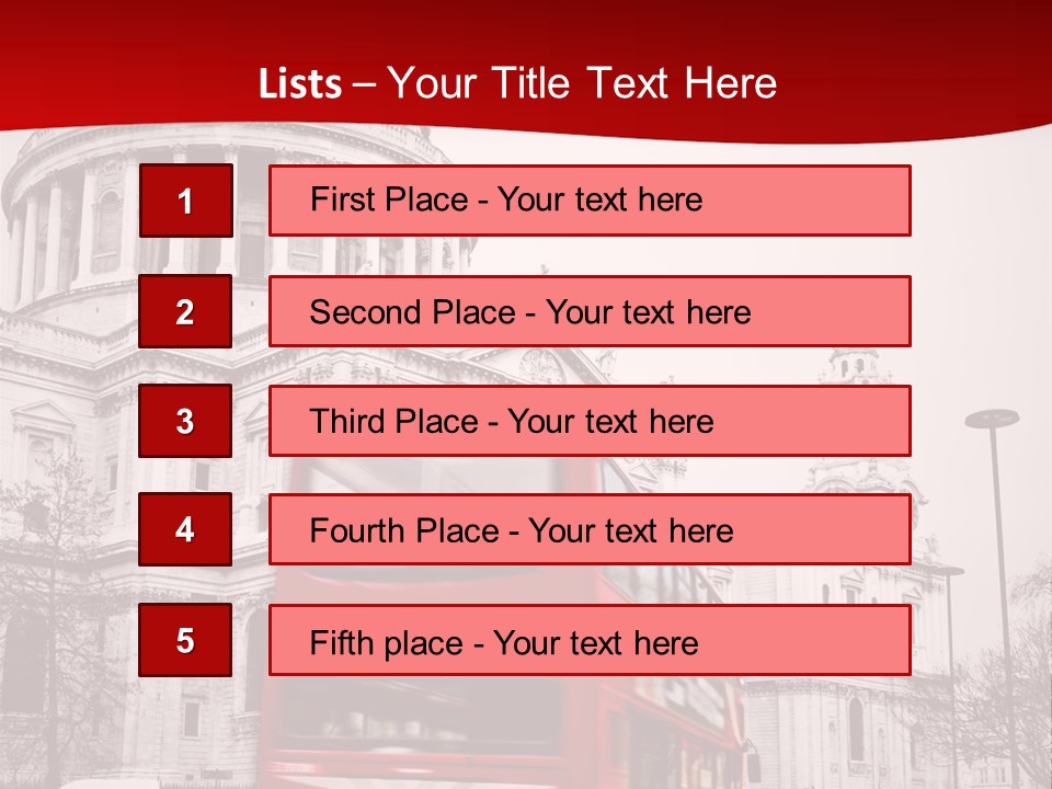 Dome Street London PowerPoint Template