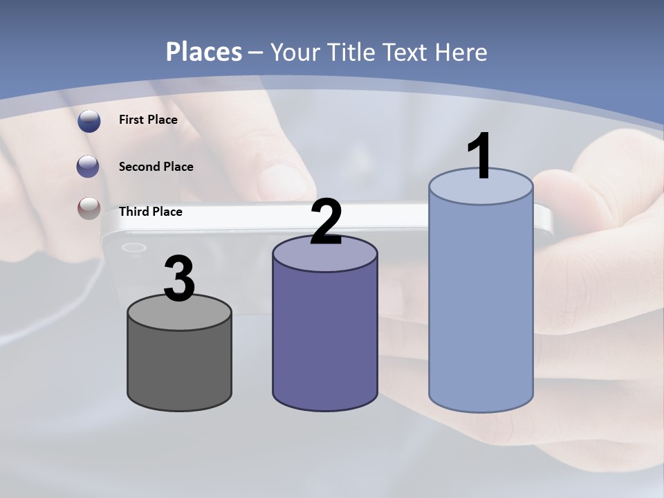Businessman Phone Modern PowerPoint Template