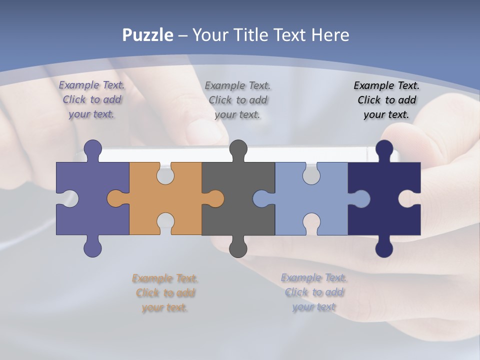 Businessman Phone Modern PowerPoint Template