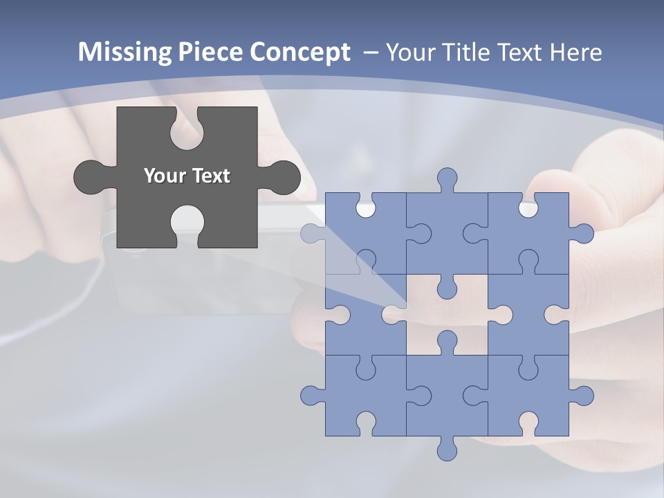 Businessman Phone Modern PowerPoint Template