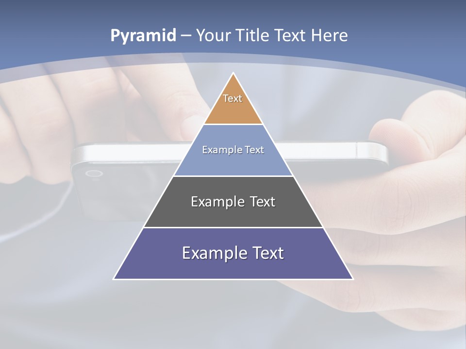 Businessman Phone Modern PowerPoint Template