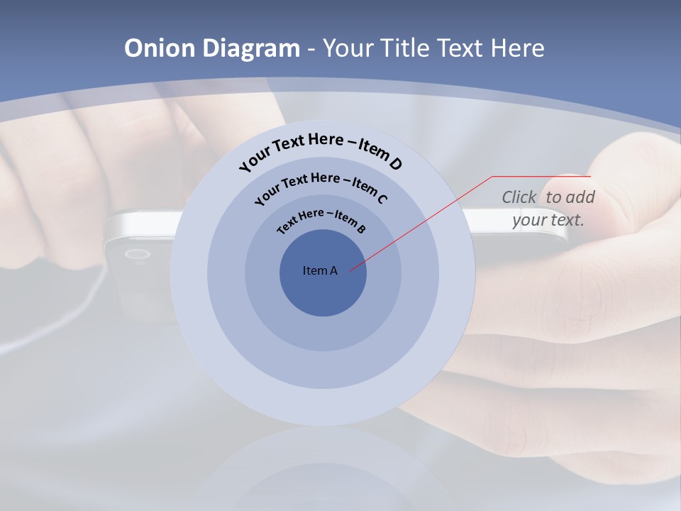 Businessman Phone Modern PowerPoint Template