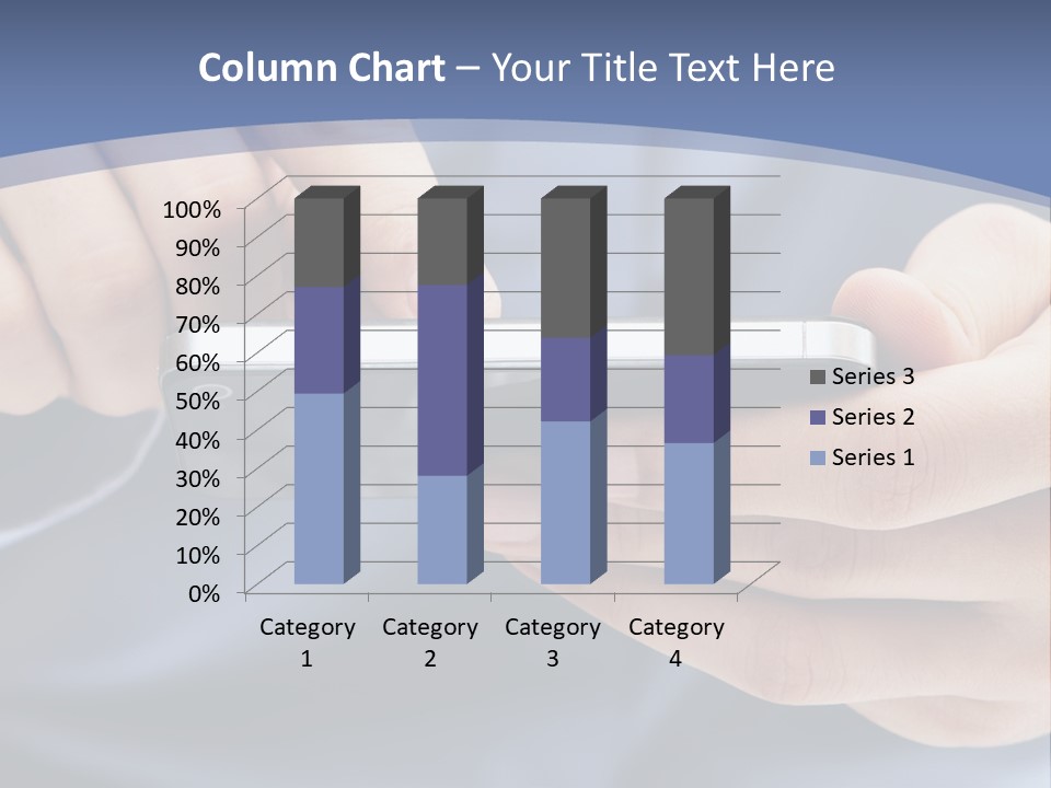 Businessman Phone Modern PowerPoint Template
