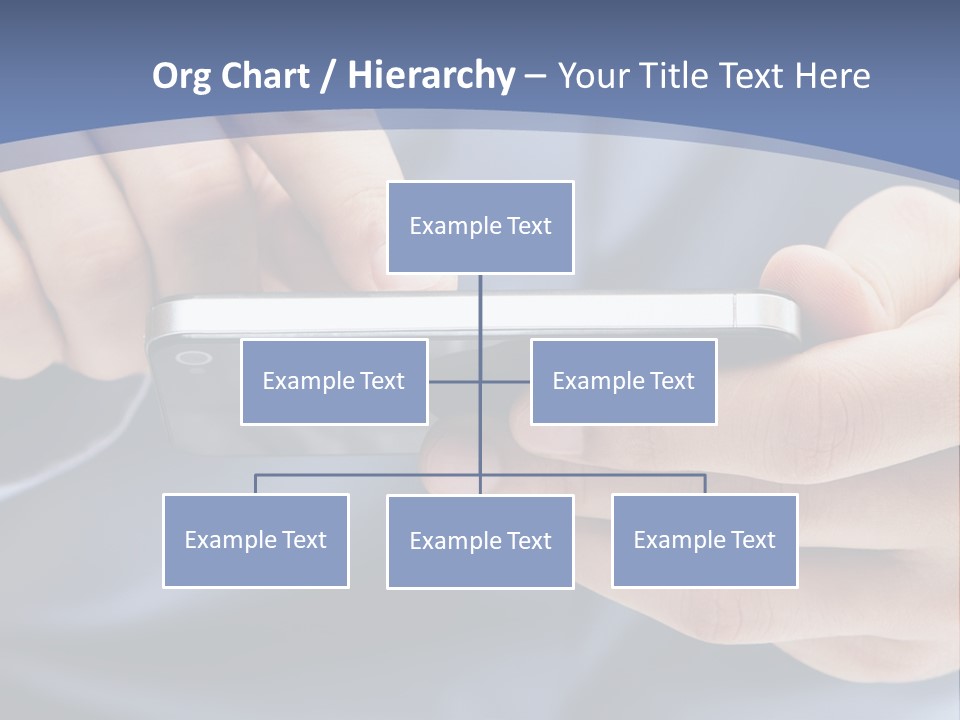 Businessman Phone Modern PowerPoint Template