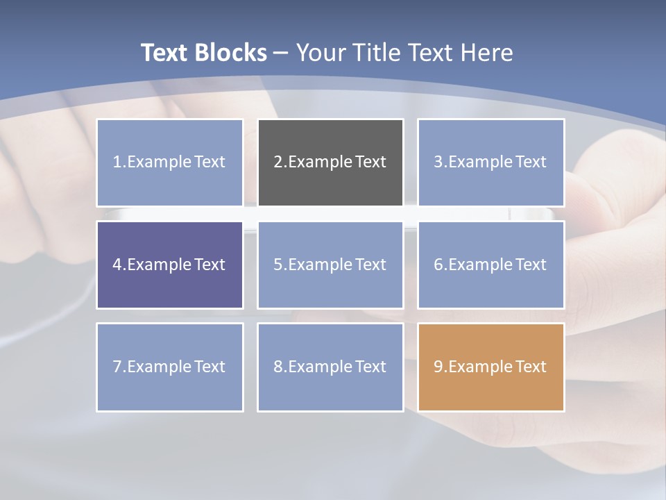 Businessman Phone Modern PowerPoint Template