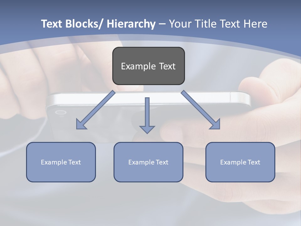 Businessman Phone Modern PowerPoint Template