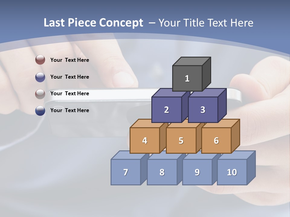 Businessman Phone Modern PowerPoint Template