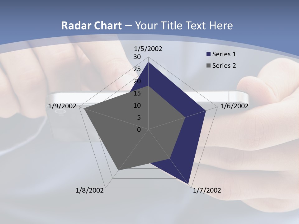 Businessman Phone Modern PowerPoint Template