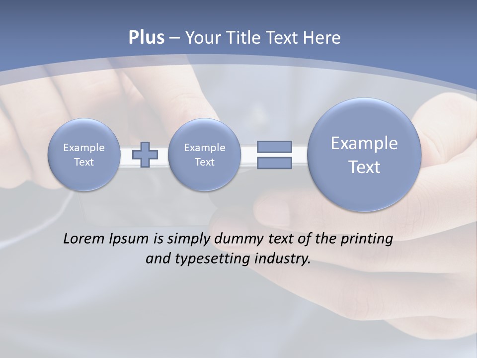 Businessman Phone Modern PowerPoint Template