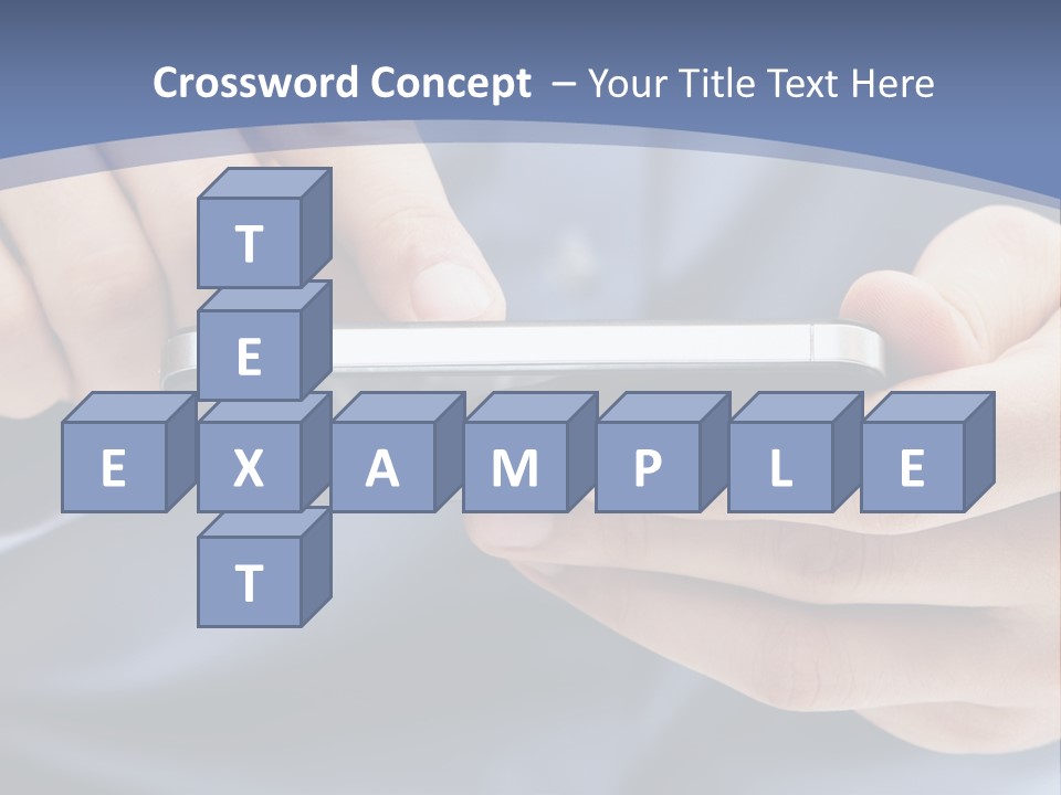 Businessman Phone Modern PowerPoint Template