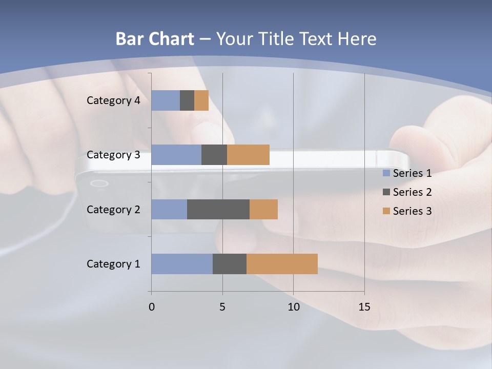 Businessman Phone Modern PowerPoint Template