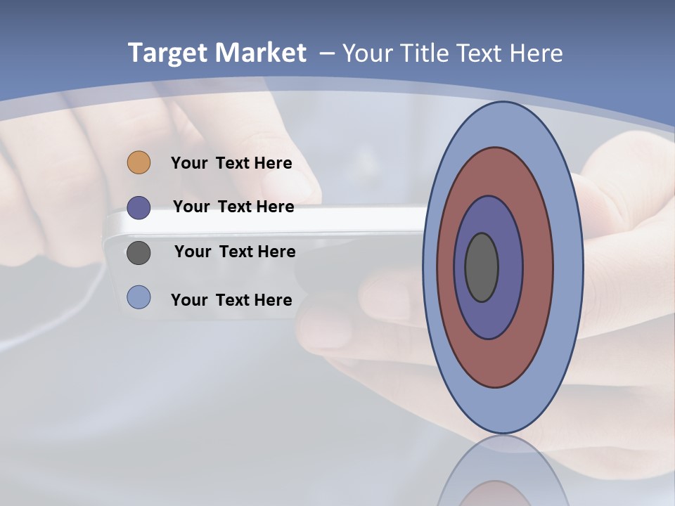 Businessman Phone Modern PowerPoint Template